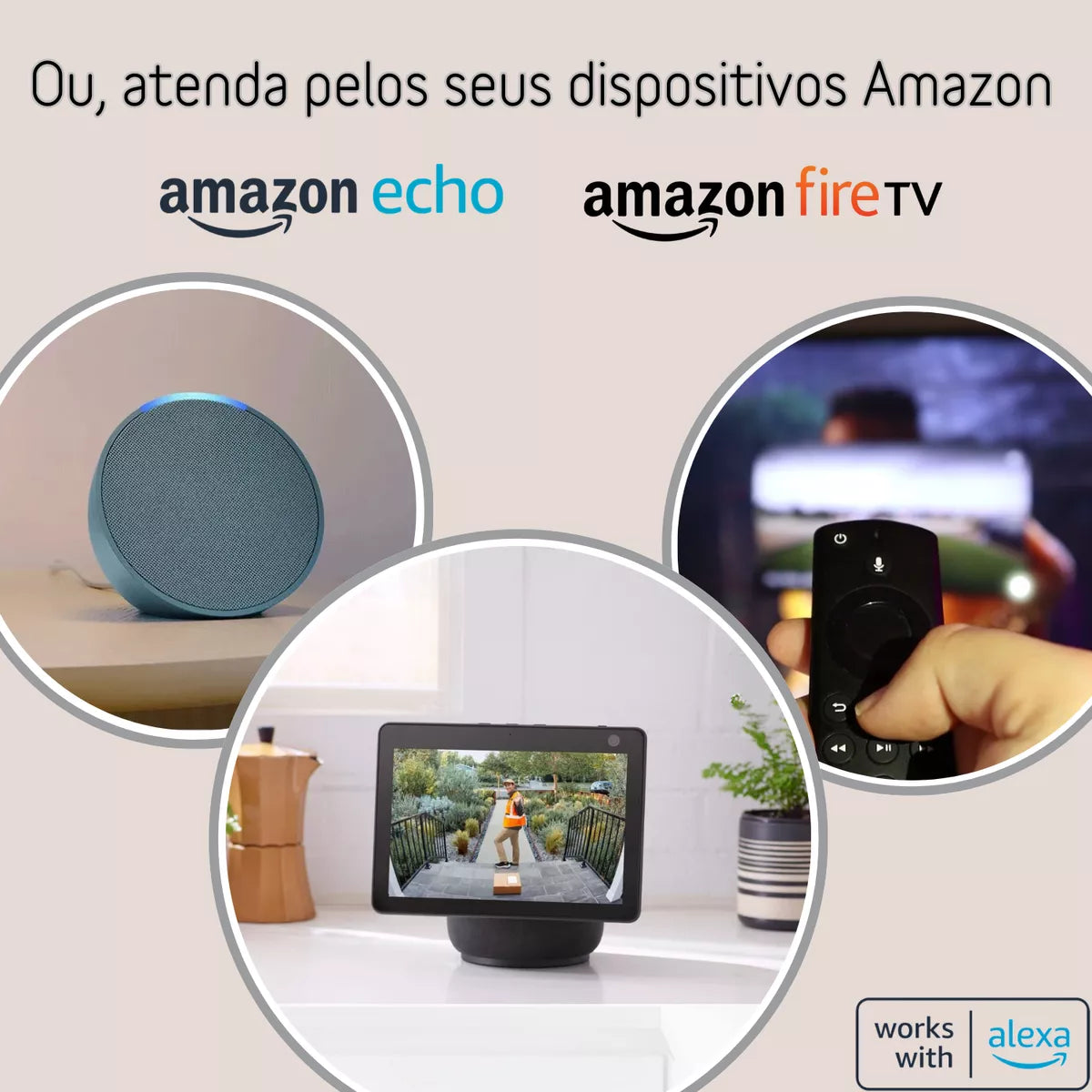 Ring - Vídeo Porteiro Smart Wi-Fi - Com fio - Preto